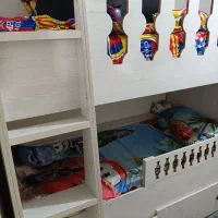 تخت نوجوان دوطبقه بسیار شیک و تمیز