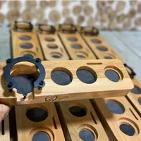 نظم دهنده و استند پرتافیلتر چوبی گتر|آب‌چکان و نظم‌دهنده ظروف|کرج, حیدرآباد|دیوار