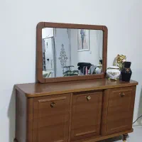 ایینه کنسول چوب