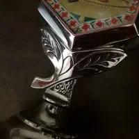 استکان و گلابدان قدیمی|کلکسیون اشیاء عتیقه|رشت, ساغری سازان|دیوار