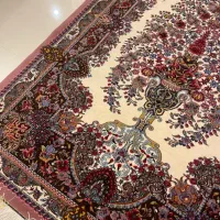 فرش ذرع و نیم کرک قم چله ابریشم گل ابریشم نو|فرش|تهران, جنت‌آباد جنوبی|دیوار