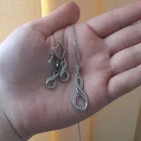 نیم ست نقره
