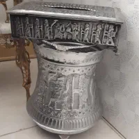 سطل و جا دستمالی مسی