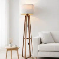 آباژور ایستاده چوبی