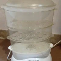 دو تا دستگاه بخارپز و قهوه ساز درحدنو