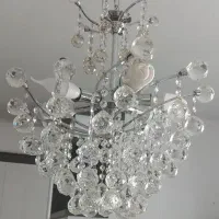 یک جفت لوستر کریستالی|لوستر و چراغ آویز|قزوین, |دیوار