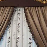 پرده تزیینی پارچه درجه یک|پرده، رانر، رومیزی|بوشهر, |دیوار