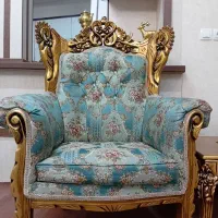 مبل سلطنتی ۹ نفره چوب راش|مبلمان خانگی و میز عسلی|ابهر, |دیوار