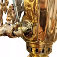 سماور برنجی ۱۰ لیتر قدیم تبریز|کلکسیون اشیاء عتیقه|قم, دورشهر|دیوار