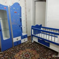 تخت کمد نوزاد کاملا سالم بدون خط وخش