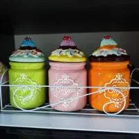 ظرف درب دار کاپ کیکی