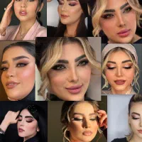 خدمات میکاپ وشنیون و رنگ و لایت و کاشت ناخن و مژه|خدمات آرایشگری و زیبایی|خرمآباد, |دیوار