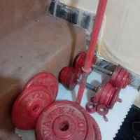 وزنه بدنسازی|تجهیزات ورزشی|صحنه, |دیوار