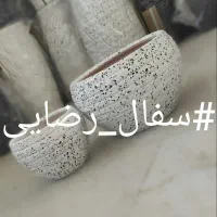 گلدان سفالی لالجین|گل و گیاه طبیعی|قرچک, زیبا شهر|دیوار