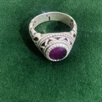 انگشتر یاقوت بنفش استثنائی