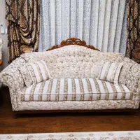 مبل نیمه استیل ۹ نفره