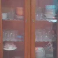 بوفه با طرح چوب گردو