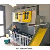 تخت خواب دو طبقه|تخت و سرویس خواب|خمینی‌شهر, |دیوار