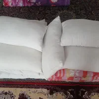 تشک و بالش دست دوز با پشم شیشه خارجی درجه یک|رختخواب، بالش، پتو|کرج, باغستان|دیوار