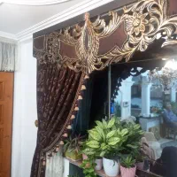 کتیبه و پرده پذیرایی|پرده، رانر، رومیزی|رضوانشهر, |دیوار