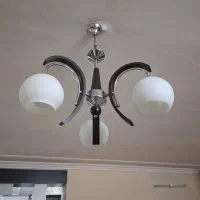 دو عدد لوستر حبابی