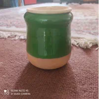 دیزی سفالی تک‌نفره و گوشت کوب کریستالی