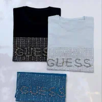 تیشرت های نخ پنبه نگینی و مروارید دوزی|لباس|بندرعباس, |دیوار