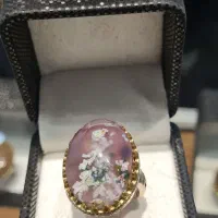 انگشتر عقیق شجر قاین،بهاره و پائیزی و برفی از ۸ت