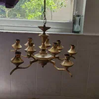 لوستر قدیمی آب طلا