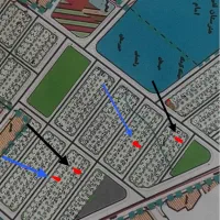 فروش۴قطعه زمین۹دی در موقعیت عالی