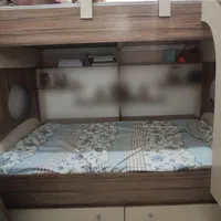 تخت خواب ۲ طبقه|تخت و سرویس خواب|قدس, شهر‌قدس|دیوار