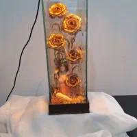 گل رز مسی و تابلو مسی