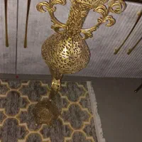 دوعدد گلدان برنز کنار سالنی یک متری|صنایع دستی و سایر لوازم تزئینی|قم, باسکول|دیوار
