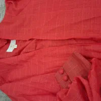 مانتو نو قرمز رنگ|لباس|قم, زنبیل آباد|دیوار