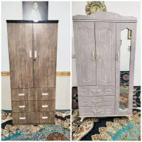 دو عدد کمد و دراور لباس نو ام دی اف اصل