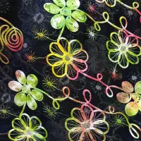 پارچه گیپور نواردوزی یک قواره