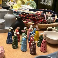 گلدون انگشتی دست ساز/ با رنگ انتخابی