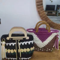 کیف دست بافت