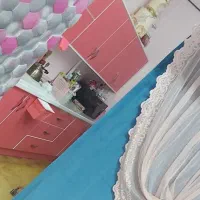 کابینت ام دی اف رنگ سرخابی