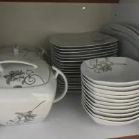 چینی تقدیس ۱۸ نفره|ظروف سرو و پذیرایی|وحیدیه, |دیوار