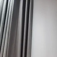 پرده پنل مخمل طوسی