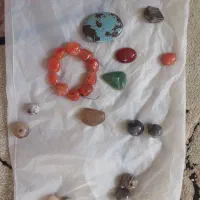 باسلام مقداری مهره سلیمانی عقیق ویک دورنجف قدیمی|جواهرات|اهواز, آسیاباد|دیوار