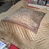 لحاف کرسی برمک 4 در 4 سفارشی رنگ بنفش آماده تحویل|رختخواب، بالش، پتو|تهران, شهرک ولیعصر جنوبی|دیوار