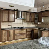 12 متر کابینت شیک به همراه هود سینک شیرآلات