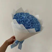 دسته گل روبانی شیک|گل مصنوعی|اهواز, کارون|دیوار