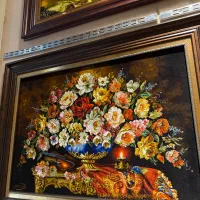 تابلو فرش دستباف گل لاکچری|تابلو فرش|تهران, بازار|دیوار
