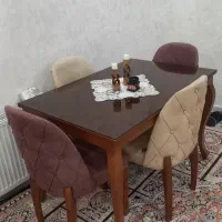 میز نهاری خوری ۴نفره مدل چستر چوب راش|میز و صندلی غذاخوری|اندیشه, اندیشه فاز ۱|دیوار