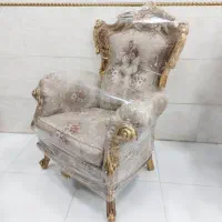 مبل سلطنتی دو سر گل کلاف درشت سفارشی|مبلمان خانگی و میز عسلی|قزوین, |دیوار