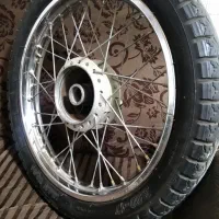 چرخ عقب و کاربراتور وچراغ خطر عقب وکوییل|قطعات یدکی و لوازم جانبی|کرمانشاه, |دیوار