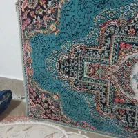 یک جفت پشتی طرح فرش گل برجسته نو وسالم|پشتی|تهران, جی|دیوار
